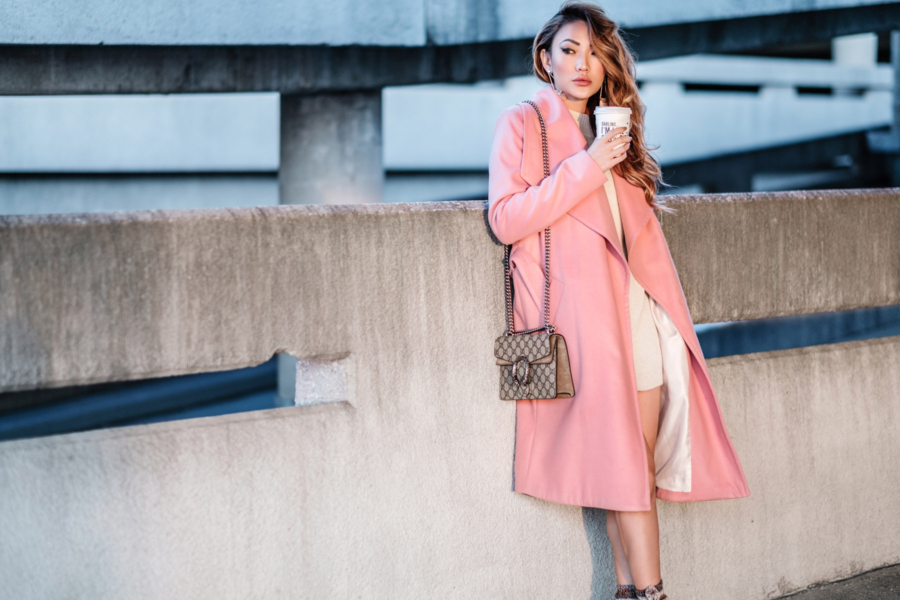 How To Style A Pink Coat To Perfection | NotJessFashion