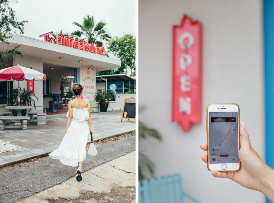 Getting around with Uber in the Americano - Travel Guide: 36 hours in Charleston, SC // NotJessFashion.com