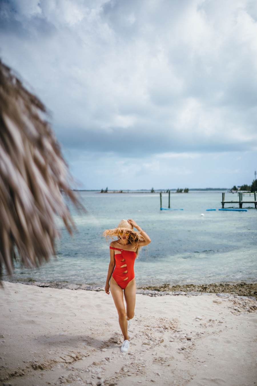 Bimini Beach Red One Piece Swimsuit - How To Find The Perfect One Piece Swimsuit // NotJessFashion.com