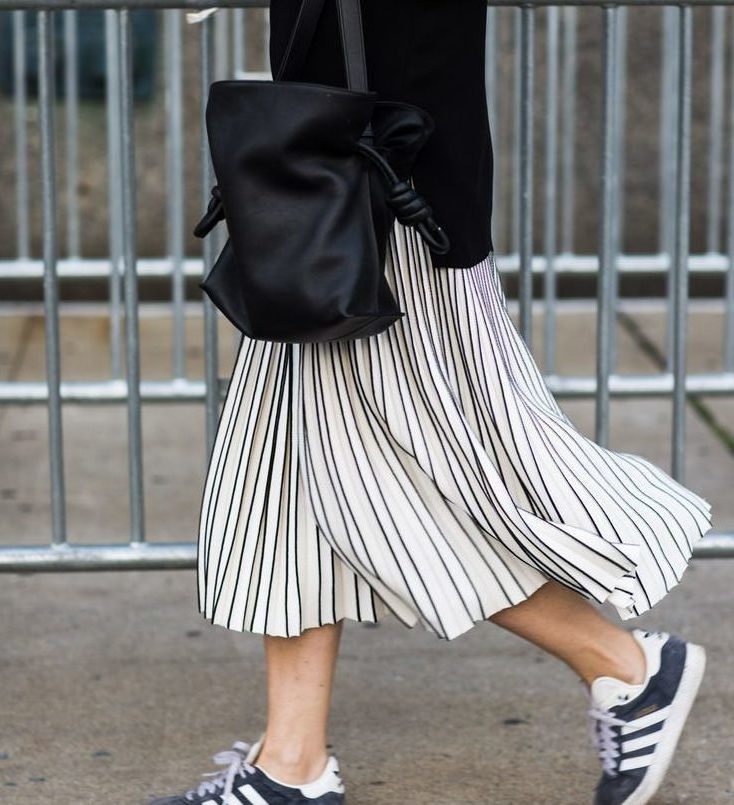 Striped skirt - Banker Stripes Are The New Basics // Notjesfashion.com
