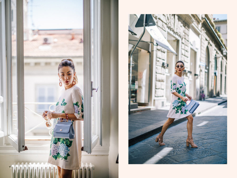 Dolce & Gabbana Hydrangea Shift Dress // NotJessFashion.com