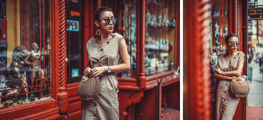 best things to do for chinese new year in nyc, chinatown nyc, Vintage-Inspired Fall Trends Plaid Dress // NotJessFashion.com