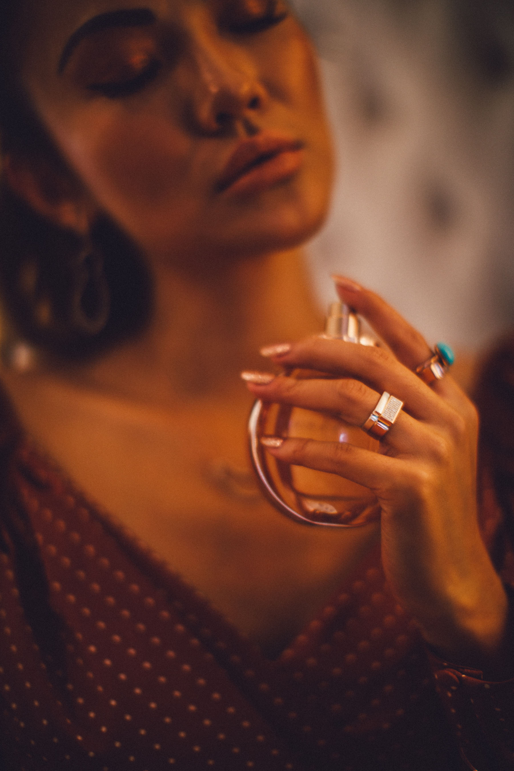 Date Night Jewelry with Monica Vinader Signature Thin Rings and Stone Ring Stacked // Notjessfashion.com