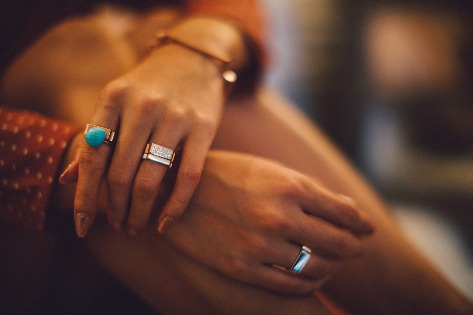 Date Night Jewelry with Monica Vinader Signature Thin Rings and Stone Ring // Notjessfashion.com
