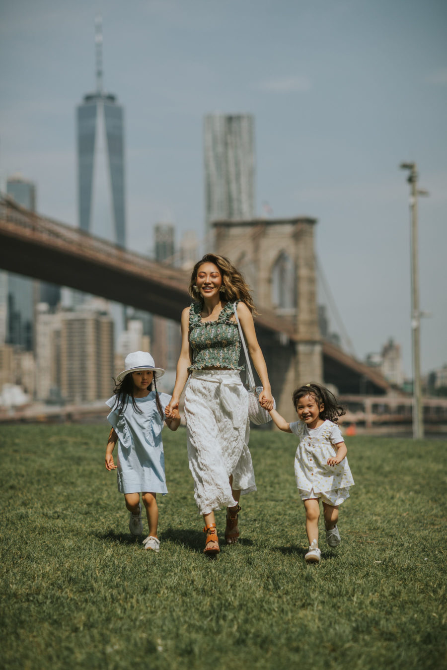How I Spent My Memorial Day Weekend - smocked top, wrap skirt, summer outfit, casual summer outfit, cute kids fashion, nyc family trip // Notjessfashion.com