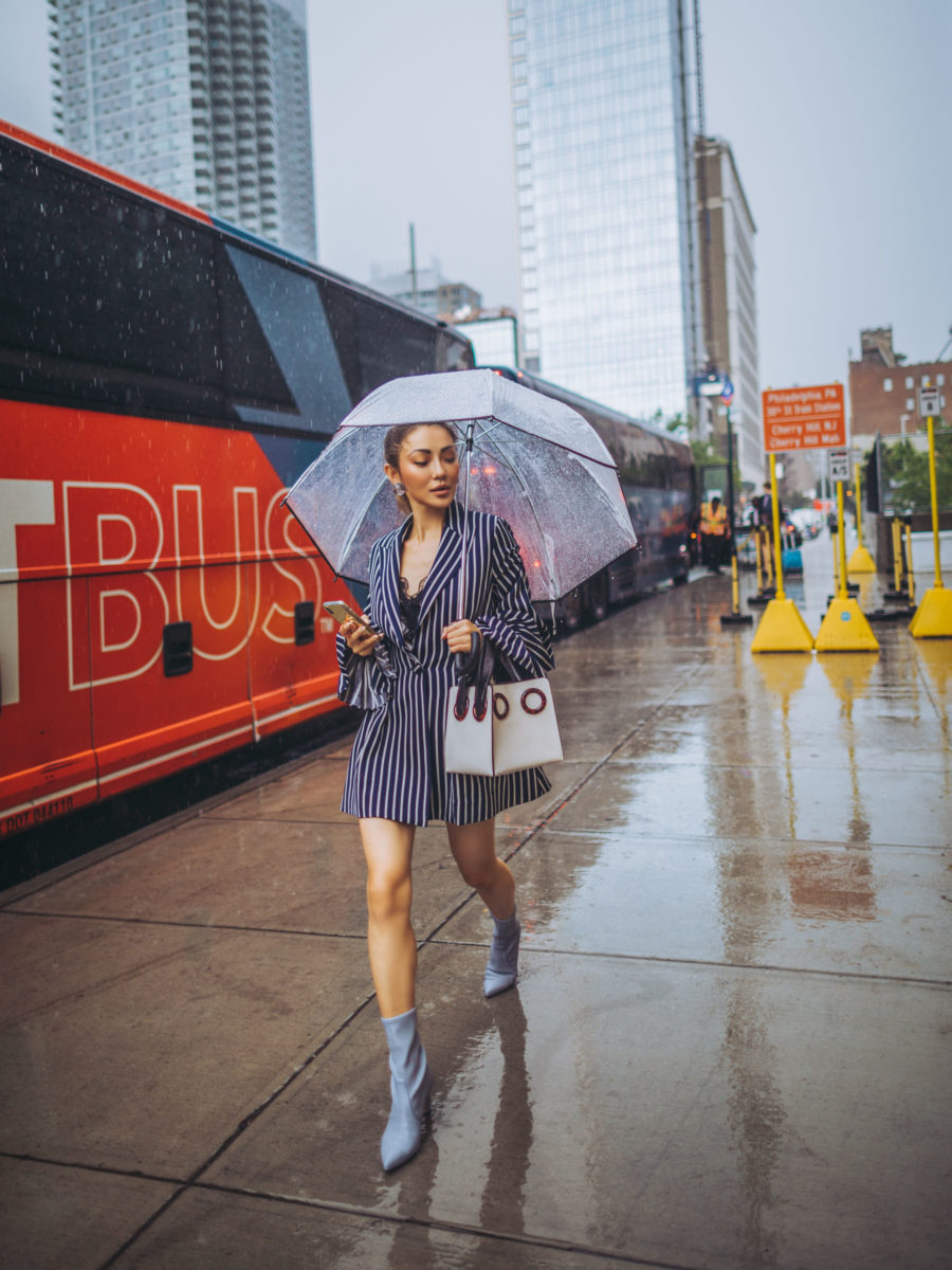 fashion blogger jessica wang in NYC walking in the rain and shares smart money moves to make // Jessica Wang - Notjessfashion.com