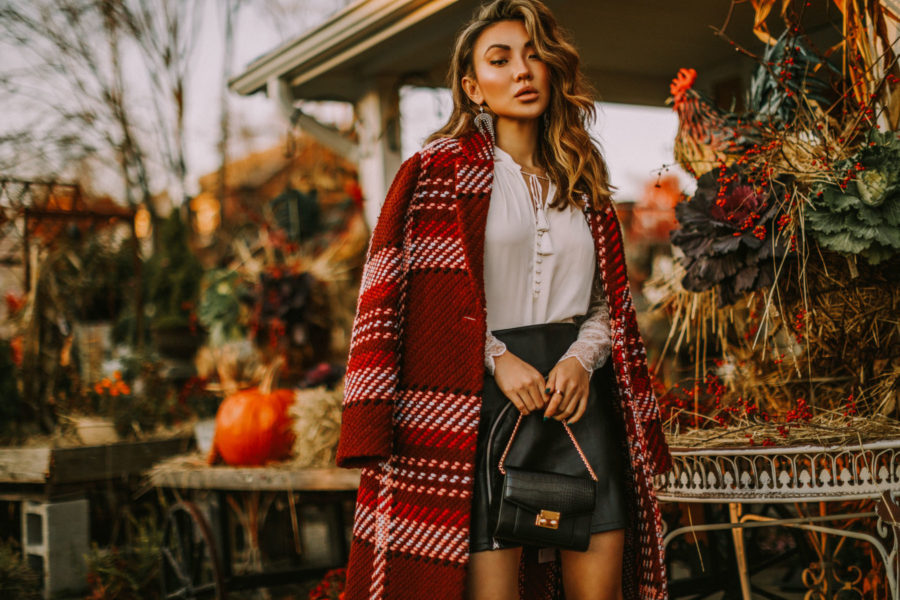handbag trends for fall 2019, day-to-night workwear, express edition collection 2018, express plaid coat // Notjessfashion.com