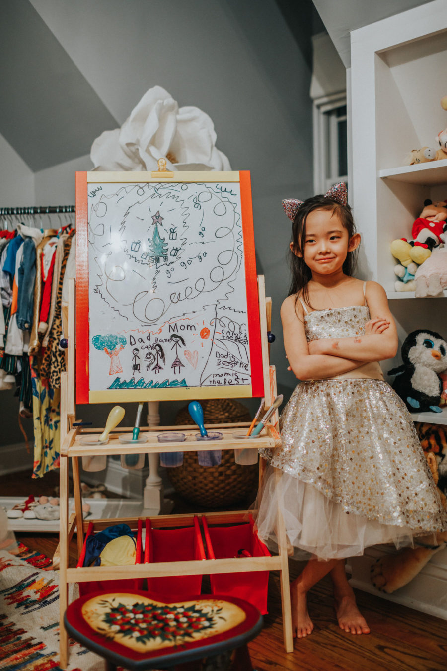 Giving back for the holidays, Nordstrom x Children's Miracle Network, Kids Holiday dresses, christmas tree drawing // Notjessfashion.com