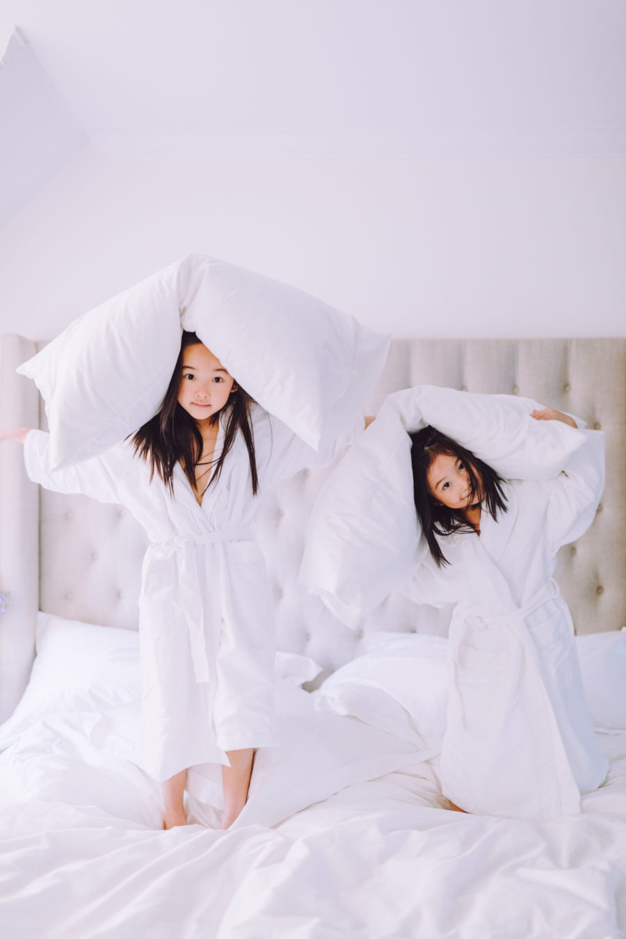 jessica wang makes bedroom feel like a 5-star hotel with four seasons at home bedding // Notjessfashion.com