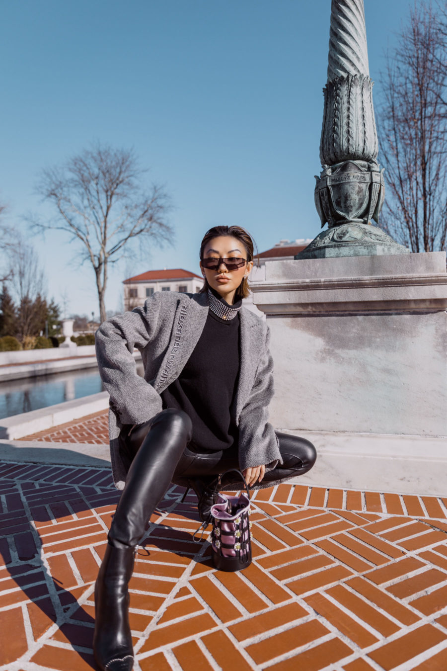 fashion blogger jessica wang shares ugly fashion trends of 2020 wearing alexander wang oversized blazer // Notjessfashion.com