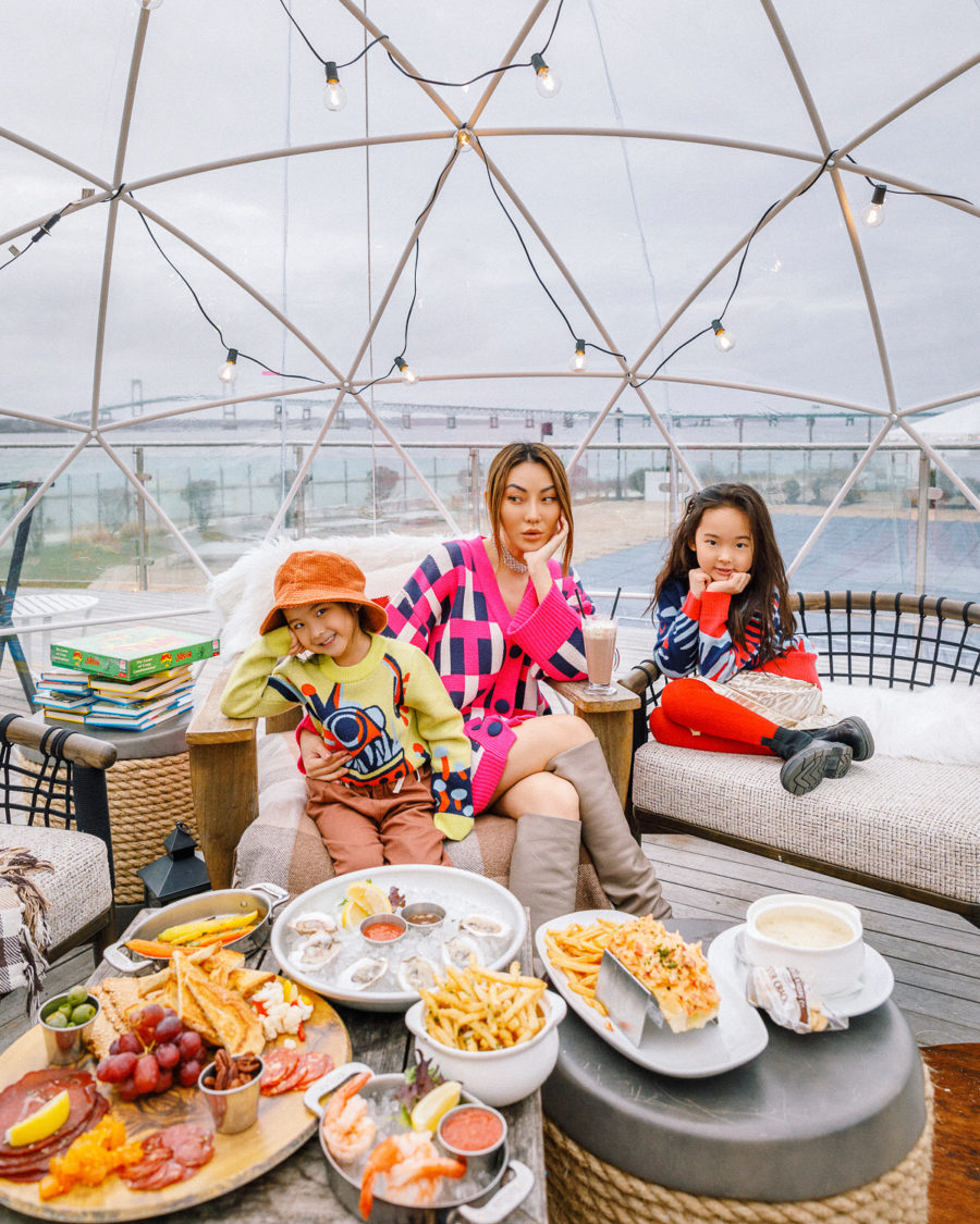 fashion blogger jessica wang with her kids during lunch and shares tips on what to do during a coronavirus lockdown // Jessica Wang - Notjessfashion.com