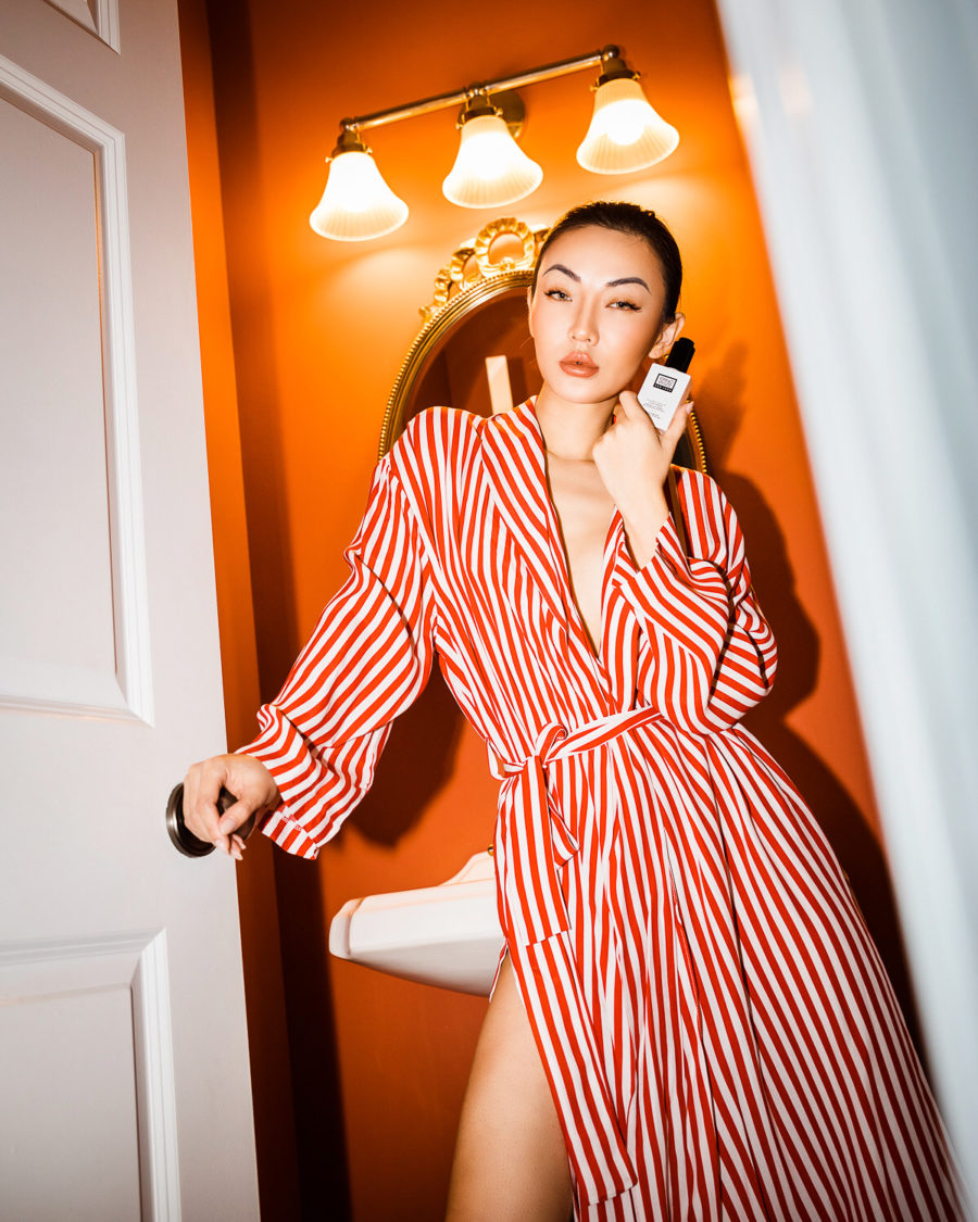 fashion blogger jessica wang uses Erno Laszlo resurfacing serum and shares how to layer skincare products // Jessica Wang - Notjessfashion.com