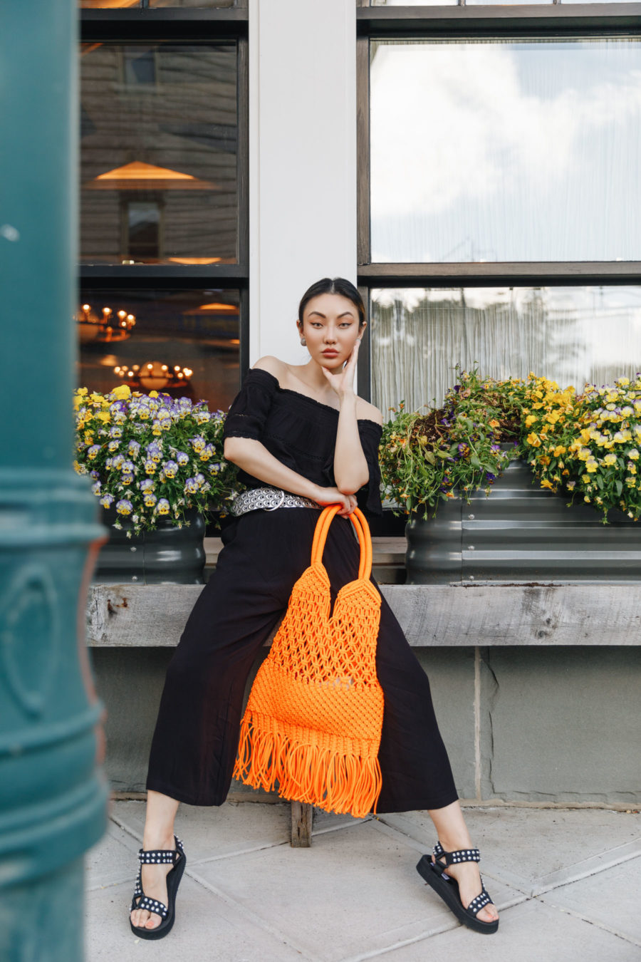 fashion blogger jessica wang wears walmart jumpsuit and shares fashion finds on amazon // Jessica Wang - Notjessfashion.com